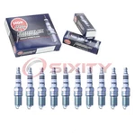 10 Pcs Ngk Iridium Ix Spark Plugs 1997-2002 Ford E-350 Econoline Club Jz. Fixed Price $87.52.