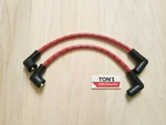 Vintage Cloth Braided 8MM Harley Davidson Fxr 82-00 Spark Plug Wires Red Black. Fixed Price $30.00.