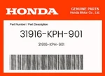 Honda Genuine 31916-KPH-901. Fixed Price $10.50.