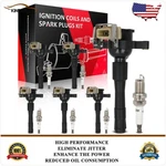 6 Ignition Coil & Spark Plug Kits For Bmw M3 M5 X5 Z3 Z8 3.0L 3.2L 4.4L 5.0L. Fixed Price $78.99.