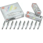 10 Pcs Ngk Laser Platinum Spark Plugs 1999-2004 Ford F-250 Super Duty Pm. Fixed Price $103.12.