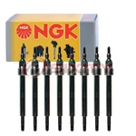 8 Pcs Ngk Diesel Glow Plugs 2004-2007 Ford F-450 Super Duty 6.0L So. Fixed Price $123.25.