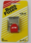 Buss Fuses Mini BP/ATM-25 5PK. Fixed Price $8.99.