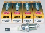 Set Of 4 Ngk 7090 G-power Nickel Performance Spark Plugs BKR5EGP. Fixed Price $20.50.