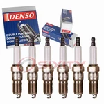 6 Pc Denso Platinum Long Life Spark Plugs For 1985-1987 Oldsmobile Calais Rx. Fixed Price $54.44.