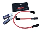 Red 8.5MM Harley Davidson Big Twin 99-17 Fxd Dyna Softail Spark Plugs & Wires. Fixed Price $34.95.