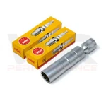 Ngk Spark Plugs And Tool For Husqvarna 650 Strada 2013-2015. Fixed Price $91.94.