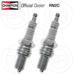 Pair Of Champion RN2C Spark Plugs For Piaggio Vespa Lx 2T 50 2005/2013. Fixed Price $15.49.