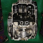1983 Suzuki Tempter GR650-X Engine Case Including Bolts. Fixed Price $100.00.