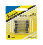Bussmann Fuses BP/AGC-25-RP, Amp Glass Mini Automotive New 5PK. Fixed Price $7.99.
