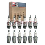 12 Pc Champion Industrial Spark Plugs For 1939 Lincoln Brunn Ignition Gz. Fixed Price $64.93.
