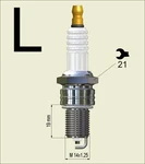 Pieces 150 141 040 Nology Silver Spark Plug M14X1.25-19MM Reach, 13/16" Hex. Fixed Price $39.03.