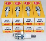 8 Pack Genuine Ngk 6703 Spark Plugs BPMR7A For Various Lawn And Garden Equipment. Fixed Price $25.57.