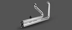 Dyna 2006-2017 Khrome Werks Chrome Two Step Drag Styler Headers Billet Tips. Fixed Price $649.99.