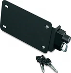 Kuryakyn 4248 Black Motorcycle License Plate Mount With Helmet Lock. Fixed Price $66.99.