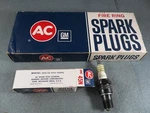 8 New Ac 45N Fire Ring Spark Plugs Green Stripes Nos Vintage Usa. Fixed Price $29.00.