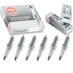 6 Pcs Ngk V-power Spark Plugs For 2011-2014 Toyota Highlander 3.5L Engine Ga. Fixed Price $52.59.