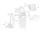 Genuine Moto Guzzi Alternator Belt GU05702530. Fixed Price $37.80.