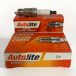 4-PACK Autolite 24 Copper Core Spark Plugs Standard Ignition. Fixed Price $12.99.