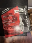 692 C53 Champion Racing Spark Plugs Box Of 4. Fixed Price $5.00.
