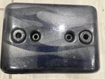 2002 Harley Dyna Wide Glide Cvo Left Side Electrical Cover Navy Blue Pearl #4120. Fixed Price $150.00.
