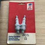 Harley Davidson #2 14MM Spark Plugs 32305-48A. Fixed Price $20.00.