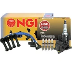 Ngk Dis Ignition Coil Wires & 4 Gpower Platinum Spark Plugs Kit Ford Mercury. Fixed Price $135.95.