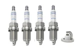 Honda Spark Plugs X 4 Bosch Fits Civic Accord Cr-v Hr-v Shuttle Logo Prelude. Fixed Price $32.67.