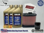Cyclemax Full-synthetic Yamalube Tune-up Kit Fits 2015-2023 Yamaha FZ07. Fixed Price $115.55.