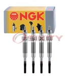 Pcs Ngk Diesel Glow Plugs For 1987 Toyota Land Cruiser 2.4L L4 - Engine Em. Fixed Price $50.93.