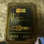 New In Box/pack Lot Of 4 Champion High Output Technology Spark Plugs 2123. Fixed Price $12.99.