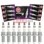 Ngk Ruthenium High Ignitability Spark Plugs Kit LFR5AHX 96355 Set Of 8. Fixed Price $123.95.
