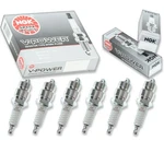 6 Pcs Ngk V-power Spark Plugs 1955-1970 Ford Country Sedan 3.3L 2.8L Lh. Fixed Price $26.03.