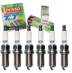 Set Of 6 Denso Iridium Spark Plugs Twin Tip 4704 - IKH20TT. Fixed Price $79.59.
