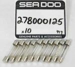 10 Pack Of New Genuine Bombardier Brp Seadoo 15 Amp Fuse Parts Oem 278000125 Nos. Fixed Price $16.33.