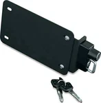 Kuryakyn 4248 Black Motorcycle License Plate Mount With Helmet Lock. Fixed Price $35.40.