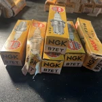 Group Of 6 Nos Ngk B7ET Spark Plugs. Fixed Price $19.99.