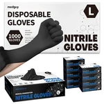 Disposable Nitrile Gloves 4.5MIL Black Powder-free Food-safe Cleaning Exam. Fixed Price $69.98.