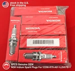 6PCS Genuine Oem Ngk Iridium Spark Plugs For 12290-R70-A01 ILZKR7B11. Fixed Price $19.00.
