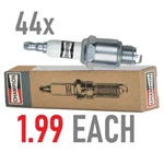 44X Champion Spark Plug 868 Copper Plus RJ19LM Small Engine Individually Boxed. Fixed Price $87.50.