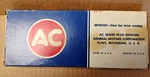Ac 45N 8 Cylinder Vintage Spark Plug Set Nos. Fixed Price $25.00.