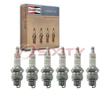 6 Pc Champion Copper Plus Spark Plugs For 1935 Plymouth Model Pj Ignition Tx. Fixed Price $22.87.