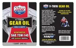 Lucas Oil 10791 V-twin Gear And Transmission 75W140 Harley Vtwin Quart. Fixed Price $24.24.