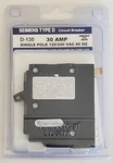 (1)-CONNECTICUT Electric 30A Single-pole Standard Trip Packaged Replacement. Fixed Price $19.00.