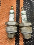 Nos Bosch M260T1 Spark Plugs Pair Germany Vintage Lot Of Knucklehead. Fixed Price $48.00.