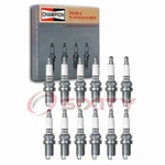 12 Pc Champion Double Platinum Spark Plugs For 1998-2005 Mercedes-benz Hi. Fixed Price $83.76.