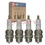4 Pc Champion Industrial Spark Plugs For 1910 Packard Model Ucs Ignition Fk. Fixed Price $48.41.