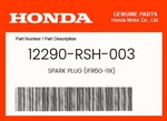 Honda Genuine Spark Plug (IFR6G-11K) 12290-RSH-003. Fixed Price $17.72.