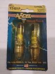 Accel Harley Spark Plugs Y2401P Cycle Lite 1948-1975 Fl Fx Pan & Shovel Nos. Fixed Price $24.00.
