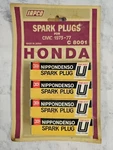 Iapco Spark Plugs For Civic 1973-77 8001, N.o.s. Honda Nippondenso W20EX-U 4PK. Fixed Price $29.99.